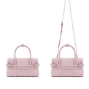 Lara Structured Top Handle Leather Bag