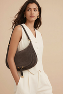 CHLOÉ Suede Marcie Medium Shoulder Bag