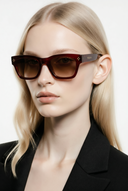 THEANA Bordeaux Acetate Sunglasses