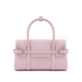Lara Structured Top Handle Leather Bag