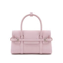 Lara Structured Top Handle Leather Bag
