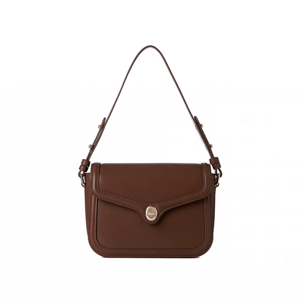 The Elara Bag – Structured Leather Shoulder Bag
