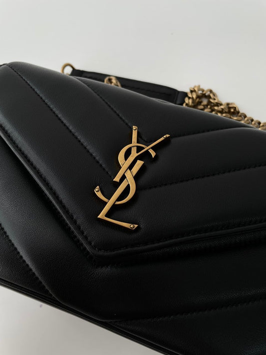 Saint Laurent LouLou  Black with Gold Hardware