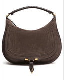 CHLOÉ Suede Marcie Medium Shoulder Bag