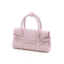 Lara Structured Top Handle Leather Bag