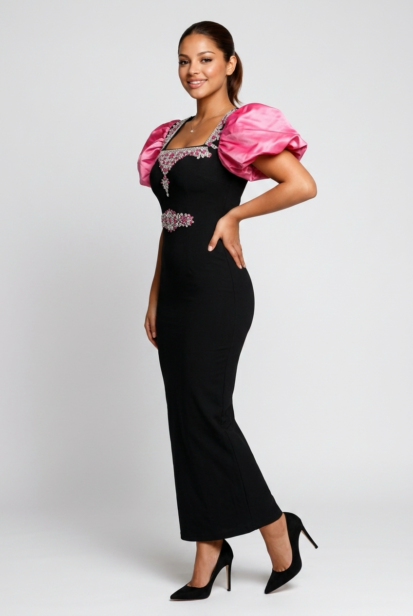 Valeria Embellished Maxi Dress