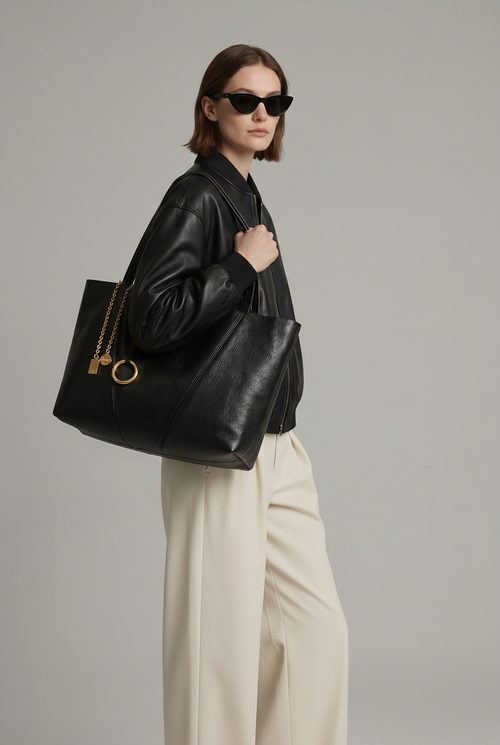 CHLOÉ
Calfskin Spin East-West Tote Bag