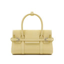 Lara Structured Top Handle Leather Bag