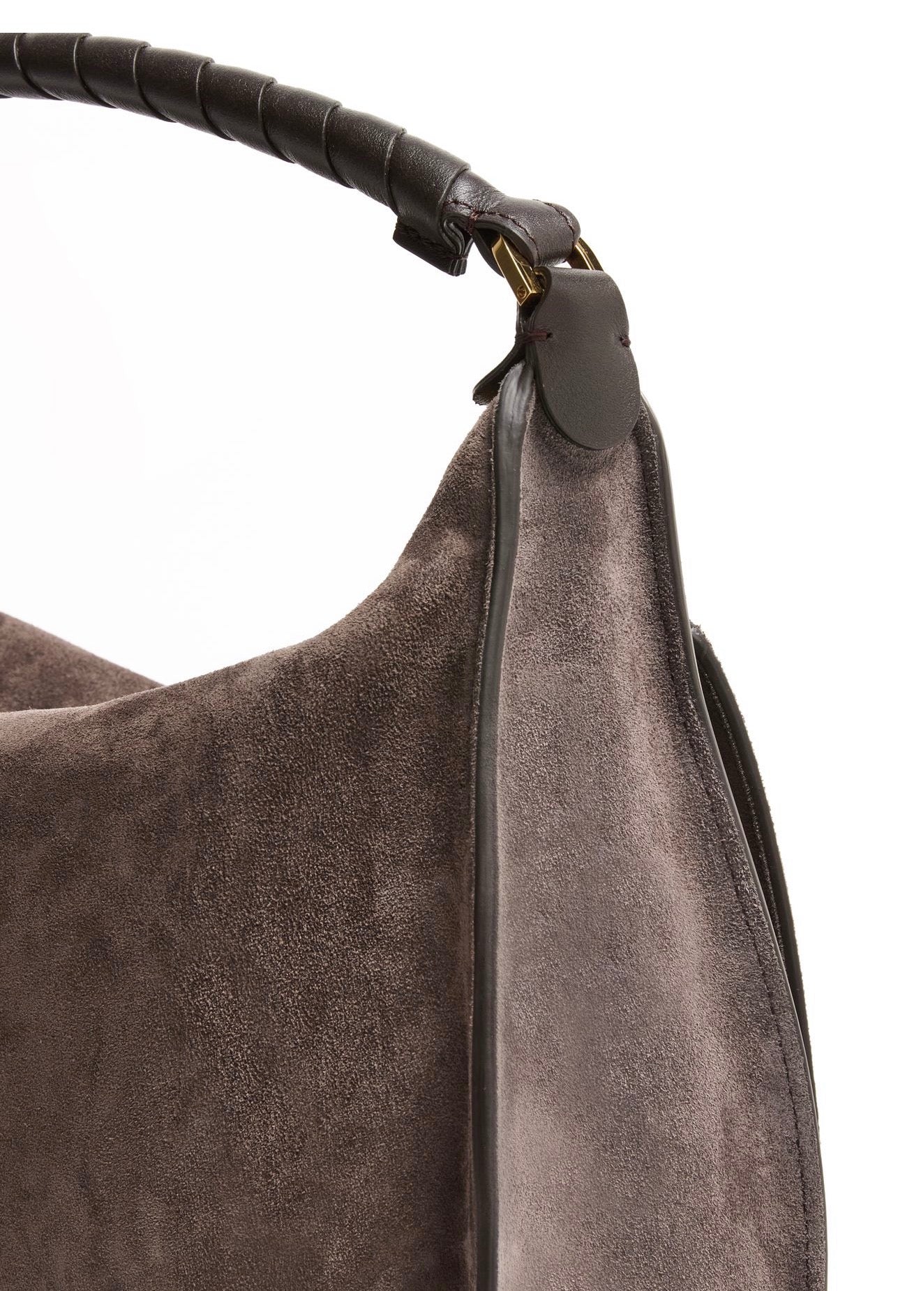 CHLOÉ Suede Marcie Medium Shoulder Bag