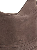 CHLOÉ Suede Marcie Medium Shoulder Bag