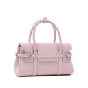 Lara Structured Top Handle Leather Bag