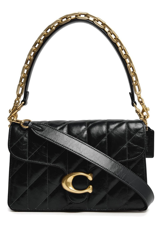 Chain Tabby Shoulder Bag With Quilting