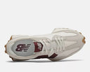 New Balance 327  White/Burgundy Shoptheana
