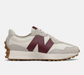 New Balance 327  White/Burgundy Shoptheana