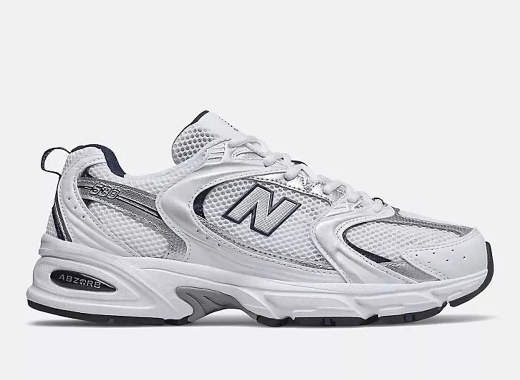 New Balance 530  Silver/ Navy / White Shoptheana