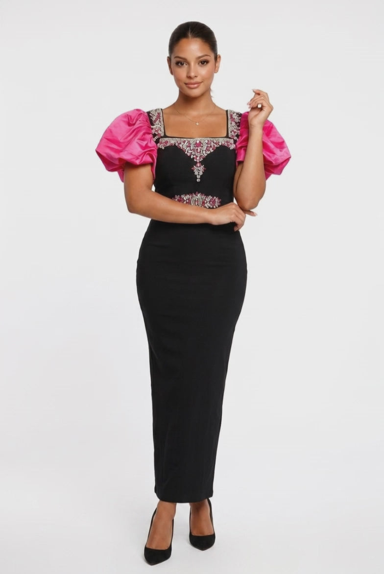 Valeria Embellished Maxi Dress